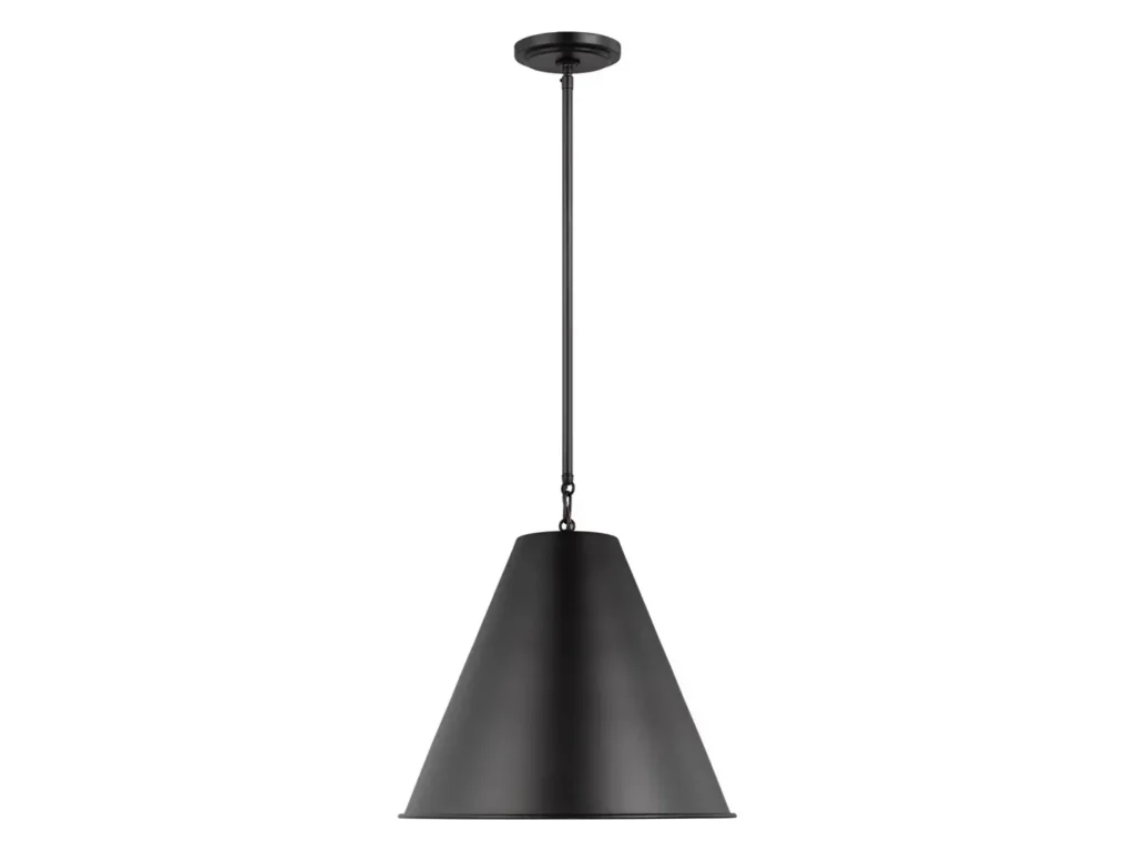 Black Cone Pendant