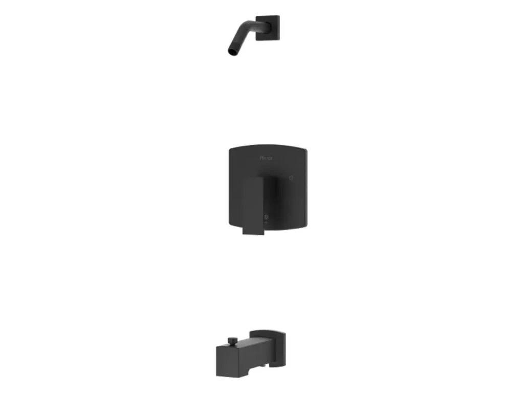 Pfirst® Modern 1-Handle Tub & Shower - Matte Black