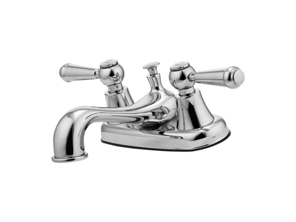 Pfirst Series® 2-Handle 4" Centerset Bathroom Faucet - Polished Chrome