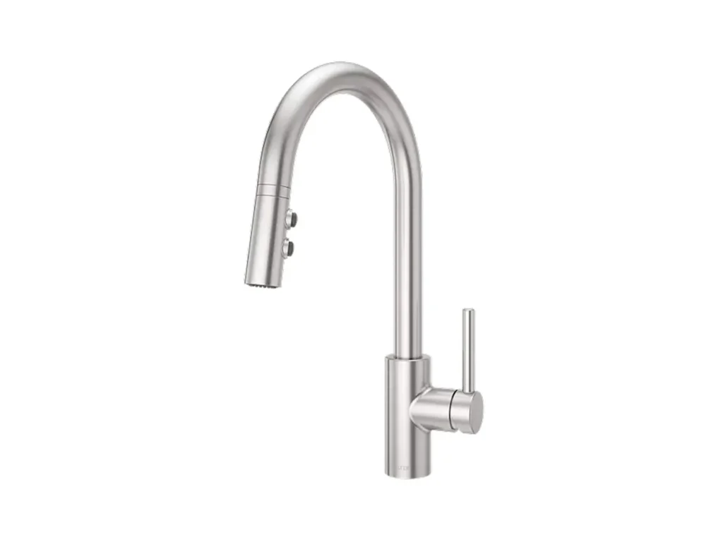 Stellen 1-Handle Pull-Down Kitchen Faucet - Stainless Steel